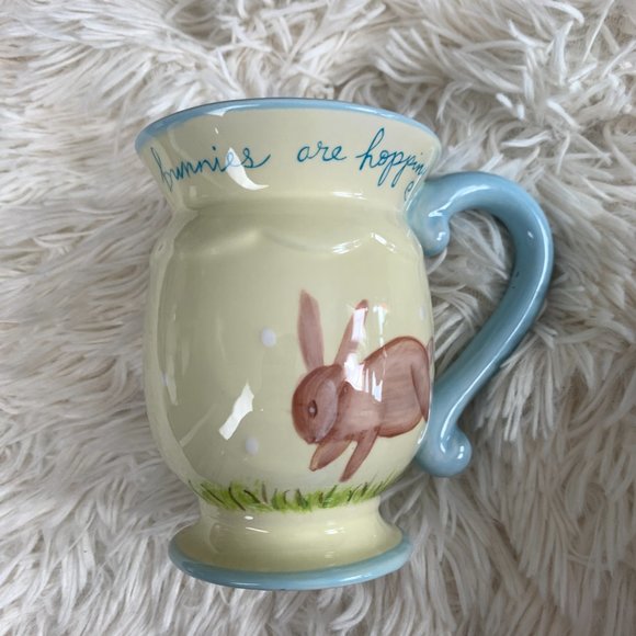 Lori Siebert Certified Intl Ceramic Easter Mugs Vintage - 2 Cups - Picture 4 of 9